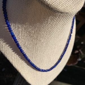 Sapphire necklace.